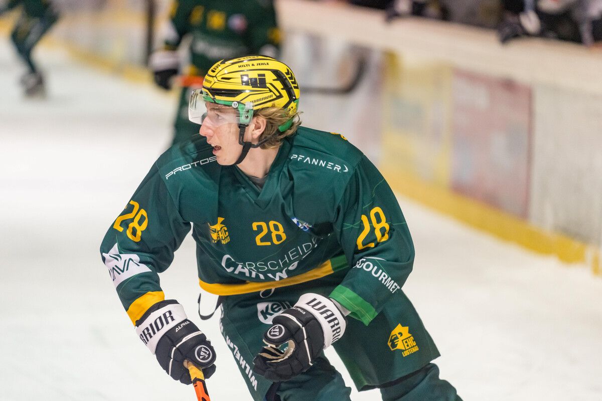 Lenz Moosbrugger hat in dieser Saison 18 Punkte für den EHC erzielt.Stilpovsek