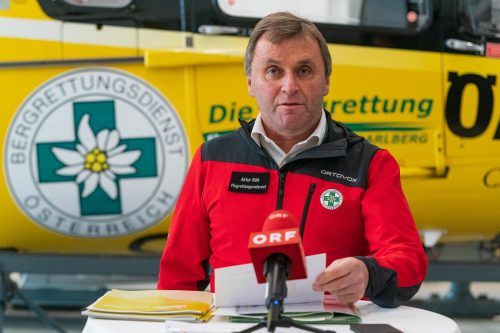 Artur Köb war am Wochenende im Dauereinsatz.  VLK