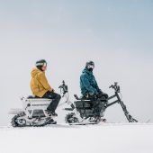 Mit den MoonBikes geht es am Arlberg vollelektrisch durch den Schnee. »D1
