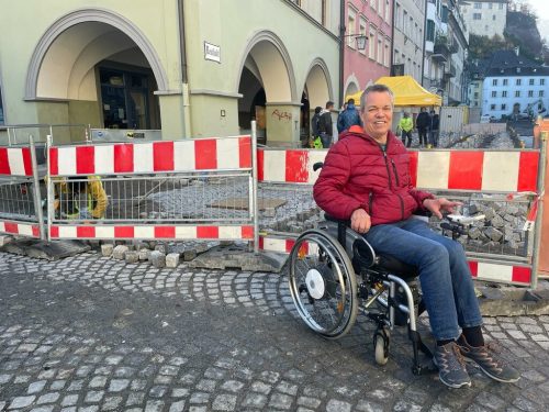 Georg Fritsch setzt sich für Barrierefreiheit ein.