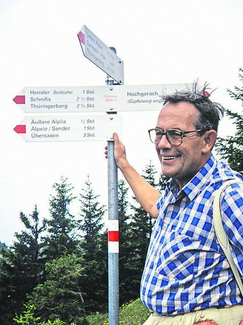 Helmut Tiefenthaler machte sich in hohem Maße um das Land Vorarlberg verdient.