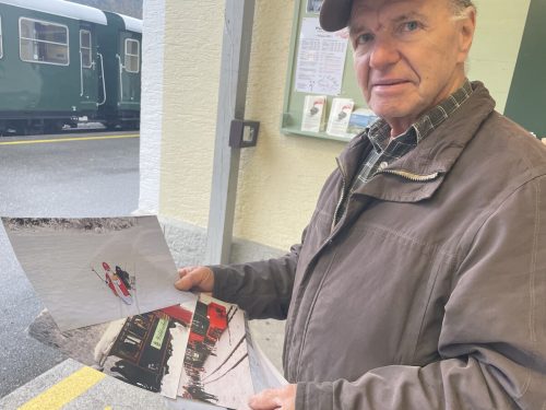 Jakob Bobleter engagiert sich schon seit über 25 Jahren für die Wälderbähnle-Nikolausfahrten.  VN/FETZ