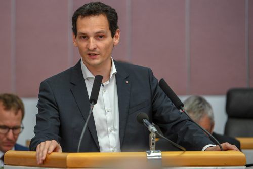 Julian Fässler: „Ohne Koalition muss man Mehrheiten beschaffen.“  VN/Lerch