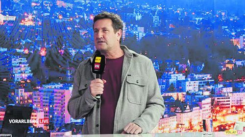 Leiter der Telefonseelsorge Sepp Gröfler in der Sendung Vorarlberg LIVE.