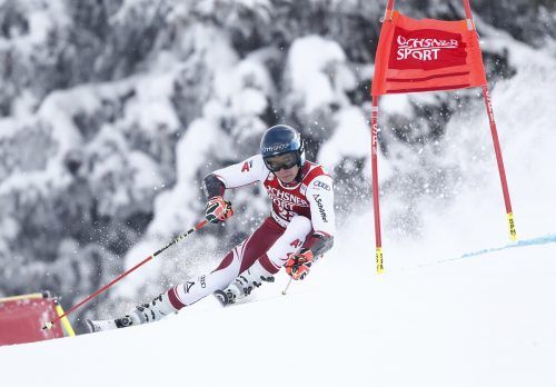 Lukas Feurstein fährt in Val d‘Isere seinen dritten Weltcup-Riesentorlauf. Bei seiner Premiere, dem Saisonfinale 2021 in Lenzerheide, wurde er 19. ap