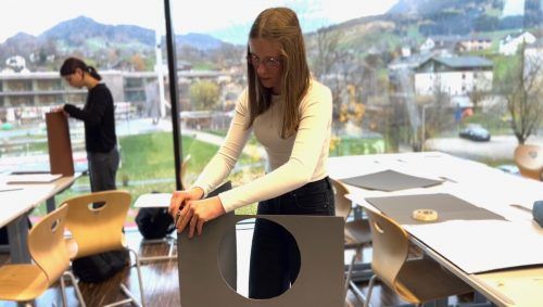 Maßstabgetreue Herstellung, um die Handhabung zu erproben. me/2