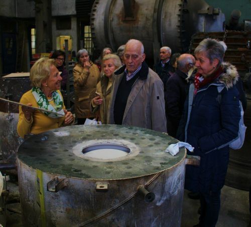 Neben einer Führung durch das Glockenmuseum gab es auch einen Rundgang in den Produktionshallen.  stp/2
