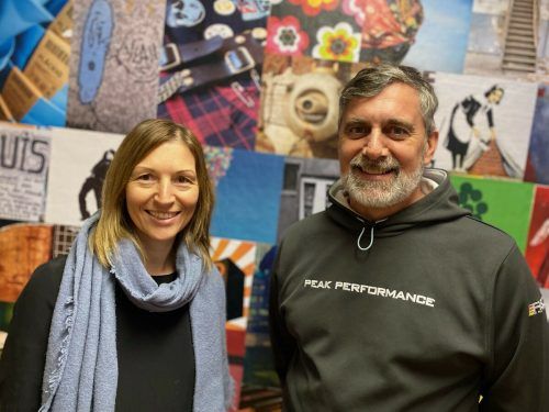 Stadträtin Catherine Muther und Villa K.-Geschäftsführer Michael Lienher freuen sich über die neue Kooperationsvereinbarung. privat