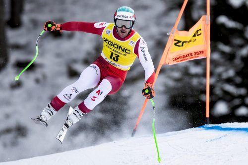 Vincent Kriechmayr fuhr auf der Saslong den ersten Saisonsieg für das ÖSV-Team heraus. Für den Oberösterreicher war es Weltcup-Triumph Nummer 13. gepa