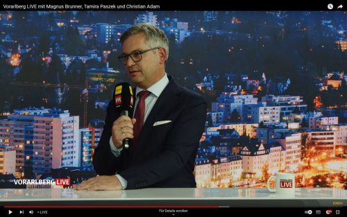 Vorarlberg-LIVE Sendung vom 17. Dezember 2022. vn