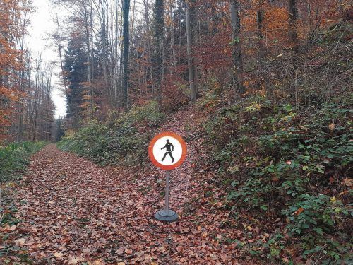 Vorerst ist der „Böse Tritt“ beim Kummenberg in Koblach nicht passierbar. Gemeinde