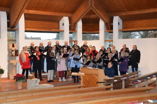 Weihnachtskonzert mit dem Chor St. Nikolaus in der Fußacher Pfarrkirche am kommenden Samstag, 17. Dezember. vv