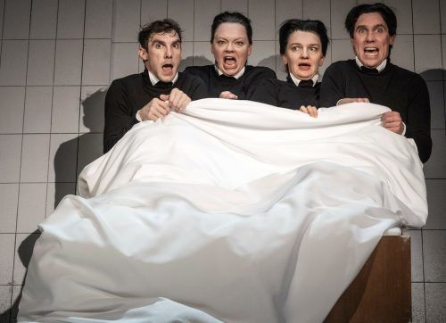 Aaron Hitz, Milva Stark, Janna Mohr und Max Merker. JOEL SCHWEIZER