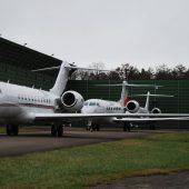 Privatjets aus der ganzen Welt