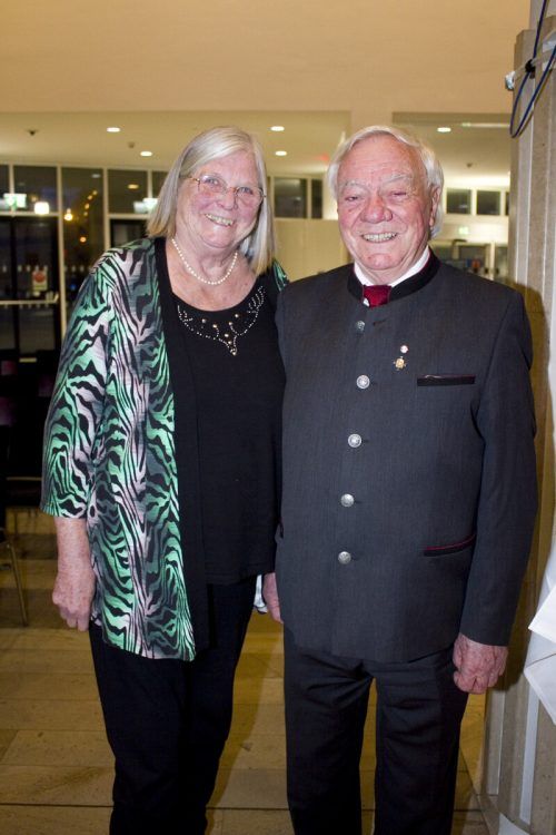 Auch Tiroler Gäste waren mit dabei: Irmgard und Erich Wörister.