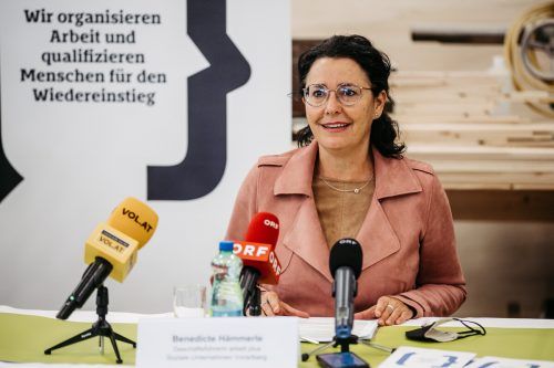 Benedicte Hämmerle, Geschäftsführerin des Verbands arbeit plus.
