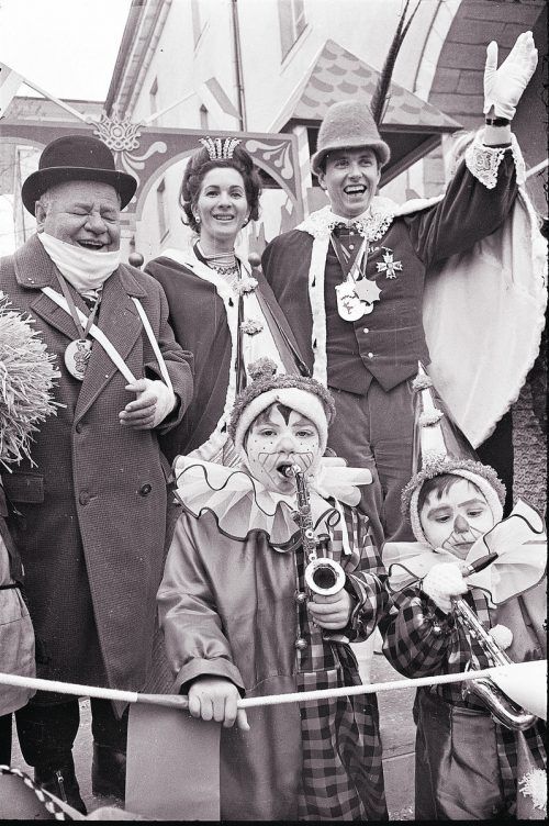 Das Bregenzer Prinzenpaar des Jahres 1969: Walter Heinz Rhomberg und Edith Rhomberg-Zimmermann.  Oskar Spang, Stadtarchiv Bregenz