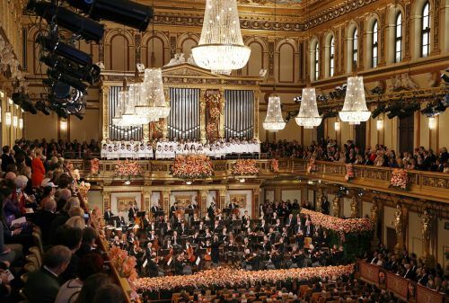 Das traditionelle Neujahrskonzert im Wiener Musikverein.  APA