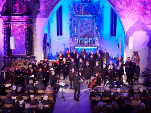 Der Gesangverein Harmonie und der Frauenchor Hofsteig gestalteten das Konzert.  Verein