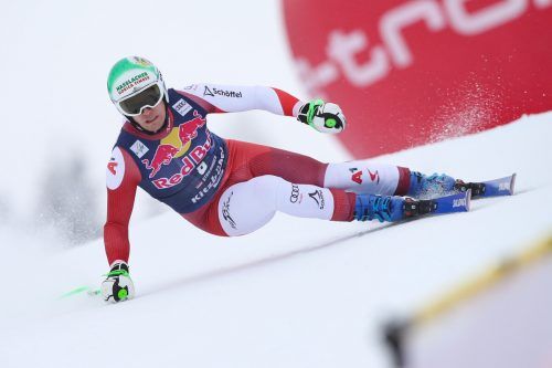 Der Österreicher Otmar Striedinger zeigte im zweiten Training für die Abfahrten in Kitzbühel, dass er sich auf der Streif bereits wohl fühlt. gepa