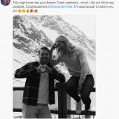 Shiffrin gratulierte ihrem Herzblatt