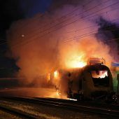 Brennende „Geisterlok“ kurz vor Salzburg gestoppt