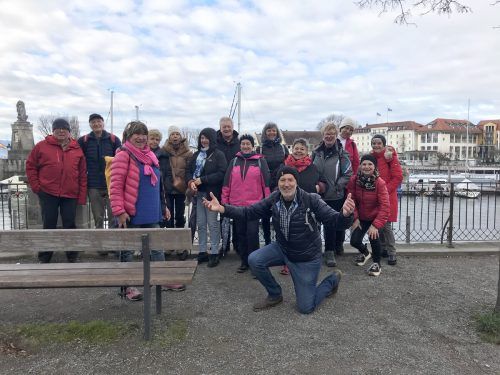 DIe erste Wanderung im neuen Jahr führte die Lochauer Senioren nach Lindau. 50plus Lochau