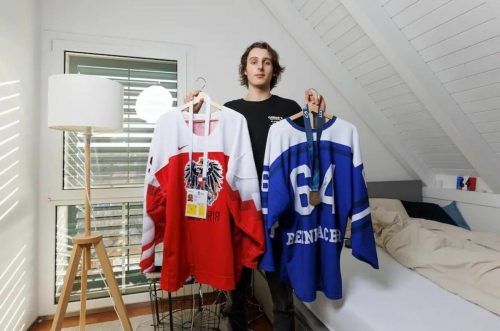 Die Farbenlehre von David Reinbacher: Kloten-Blau und Rot-Weiß-Rot. hr