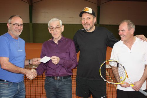 Die großzügigsten Spender mit 750 Euro waren bisher die Spieler der Altherren von RW Rankweil und des Tennisclubs Rankweil. VN/TK
