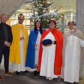 Sternsinger überbrachten Neujahrswünsche im Rathaus