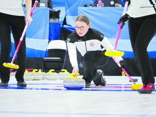 Emma Müller spielte bei der Junioren-WM in Finnland hoch konzentriert.  WCF/Koskinen