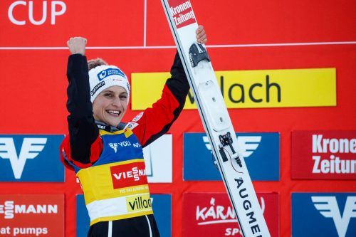 Eva Pinkelnig freut sich schon auf die Springen an den traditionellen Tournee-Orten. gep