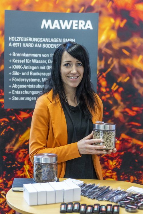 Evelyn Weißenbach (Mawera) konnte durch die Jobmesse bereits neue Mitarbeiter finden.