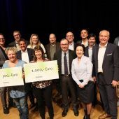 Strahlende Gewinner