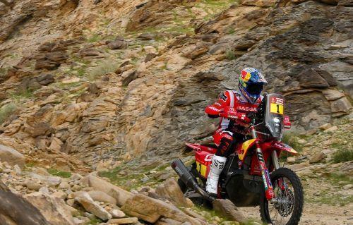 Für Vorjahressieger Sam Sunderland war die Rallye Dakar 2023 schon nach wenigen Kilometern beendet. afp