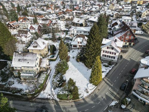 Grundstück in der Jakob-von-Embs-Straße im Dornbirner Villenviertel. VN