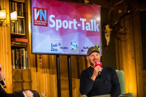 Hermann Maier zog die Zuhörer beim VN-Sporttalk mit noch unbekannten Anekdoten und Erinnerungen in seinen Bann. Philipp Steurer