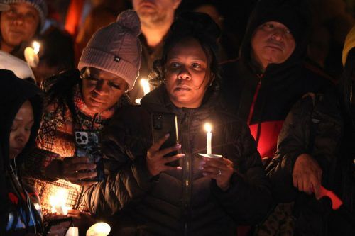 In Memphis gedachten mehrere Menschen des verstorbenen Mannes. afp