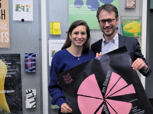 Kosmodromfans: Johanna Greber und Daniel Zadra.
