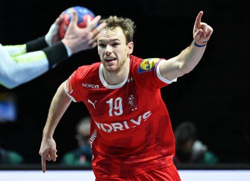 Mathias Gidsel traf sechs Mal für den alten und neuen Weltmeister.  apa