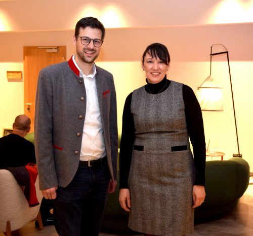 Michael Junginger (Montafon Tourismus) und Kerstin Biedermann-Smith.