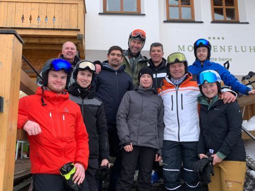 Nach der gemütlichen Pause ging es noch einmal auf die Piste. 