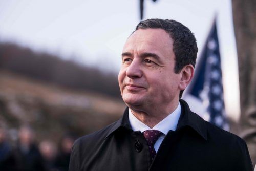 Premierminister Albin Kurti bemüht sich um einen EU-Beitritt des Kosovos. APA
