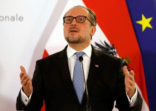 Schallenberg möchte "nicht über das Ziel hinausschießen". Reuters