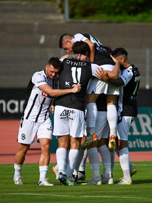 SW Bregenz will unbedingt auch in der zweiten Liga jubeln. lerch