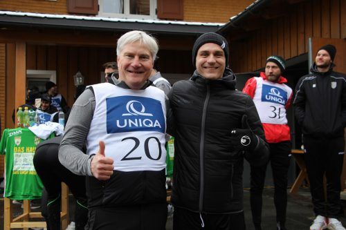 Team Bayer mit Sepp Bayer und Lukas Fridrikas.