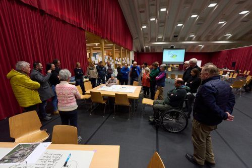 Viele Lecher nahmen am Workshop teil und sammelten Ideen. Bernd Fischer