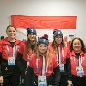 Die jungen Eishockeydamen zogen zweimal den Kürzeren