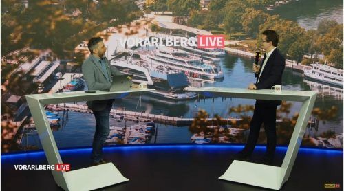 Alexandro Rupp im Gespräch mit Moderator Pascal Pletsch.