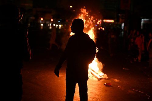 Am Wochenende gingen Tausende Peruaner gegen die Regierung auf die Straße. AFP